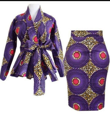 African pattern 2 piece