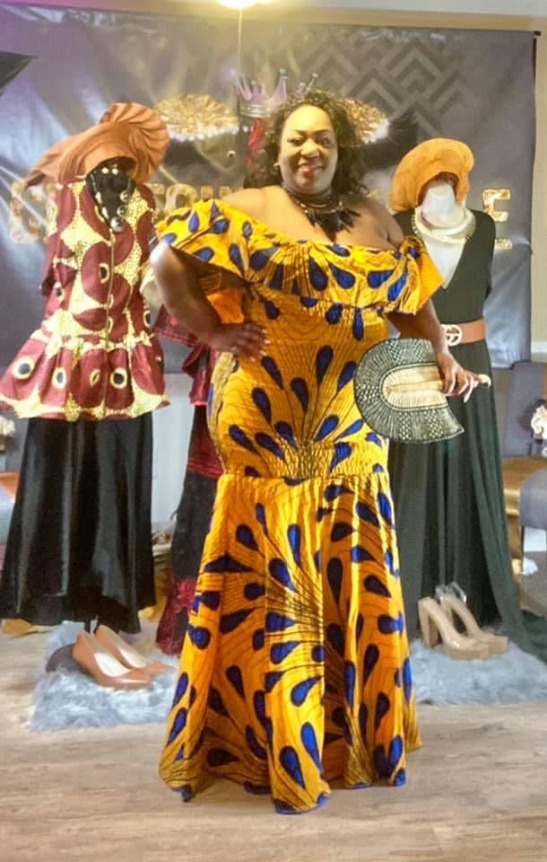 African mermaid dress